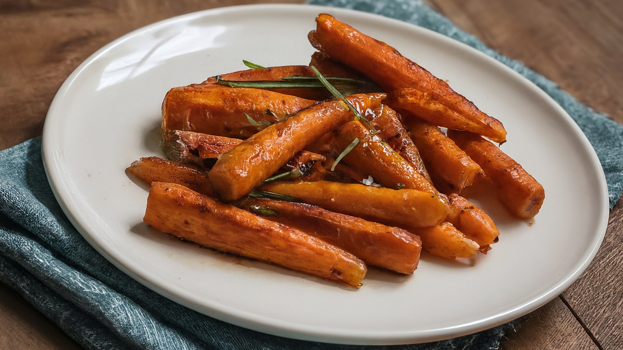 Air Fryer Honey-Balsamic Glazed Carrots