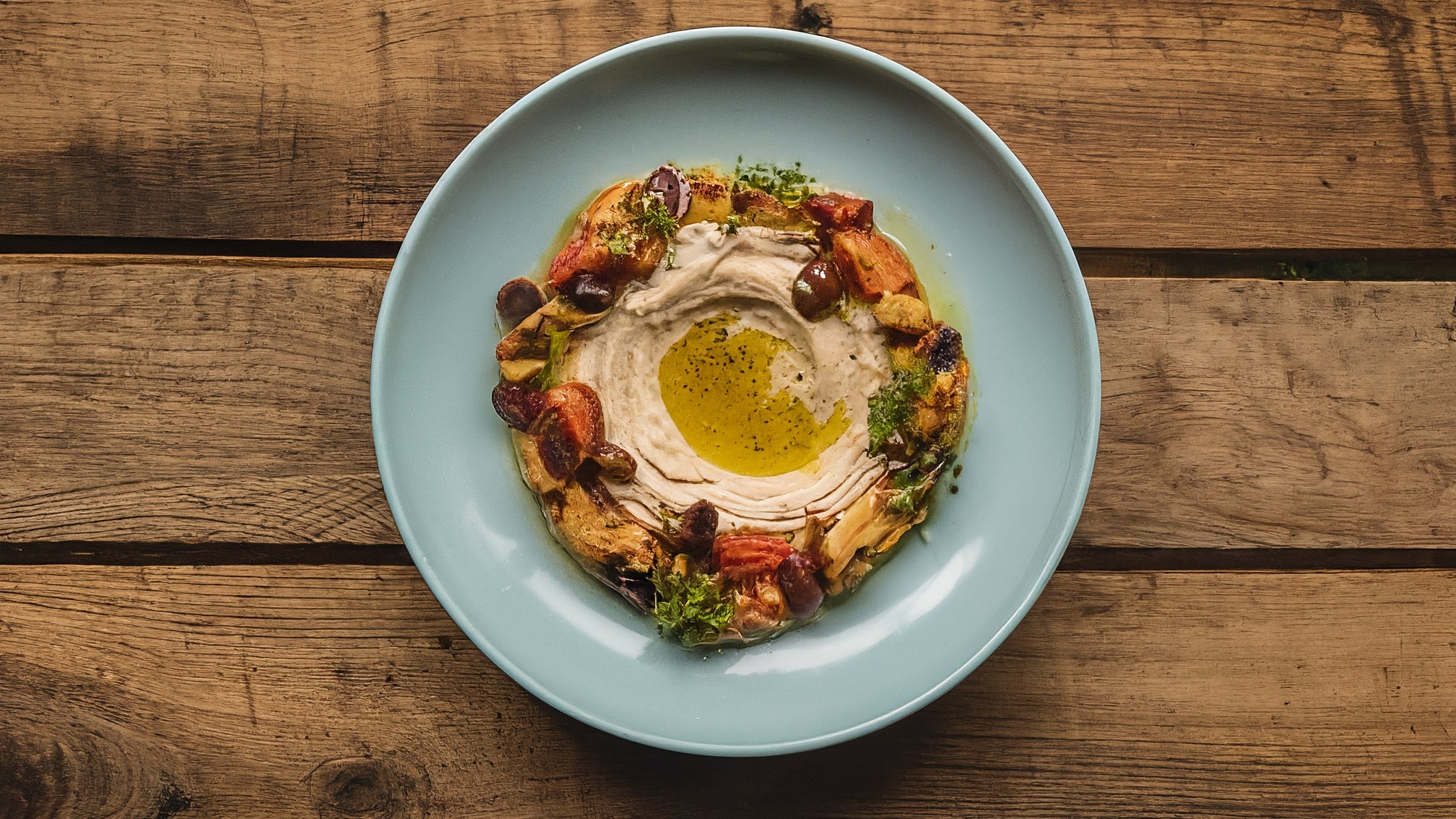 Roasted Garlic and White Bean Dip