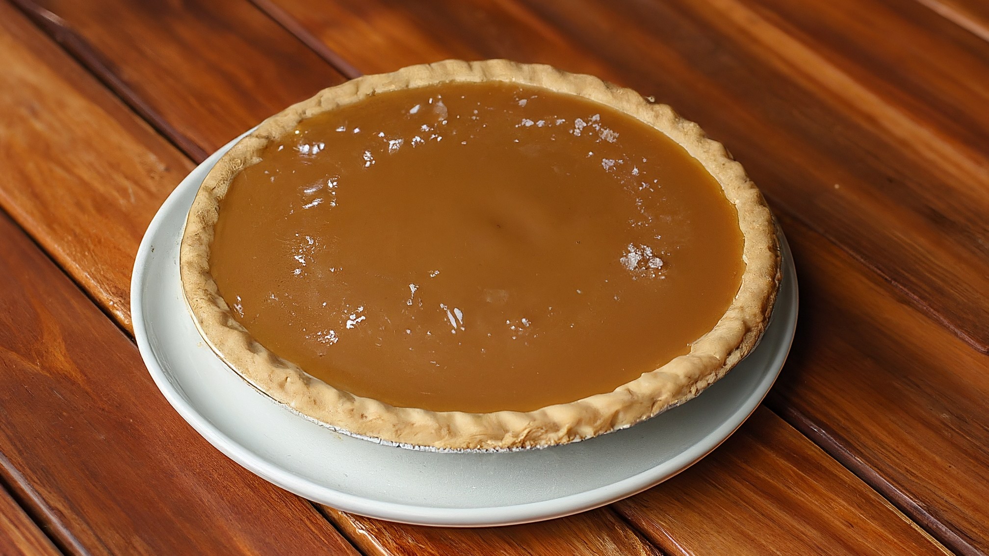 Salted Caramel Turtle Pie