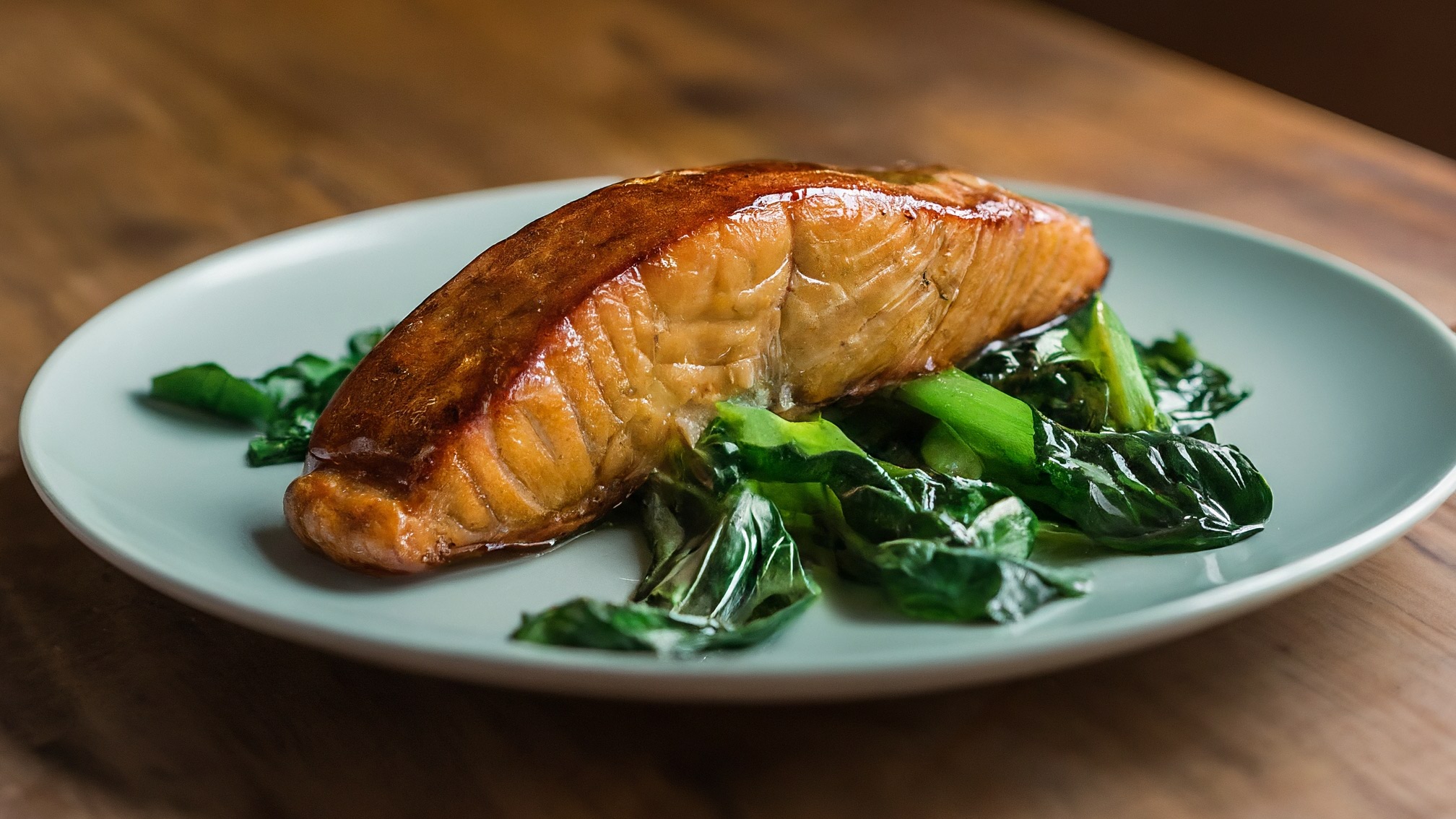 Sheet Pan Miso-Glazed Salmon and Bok Choy