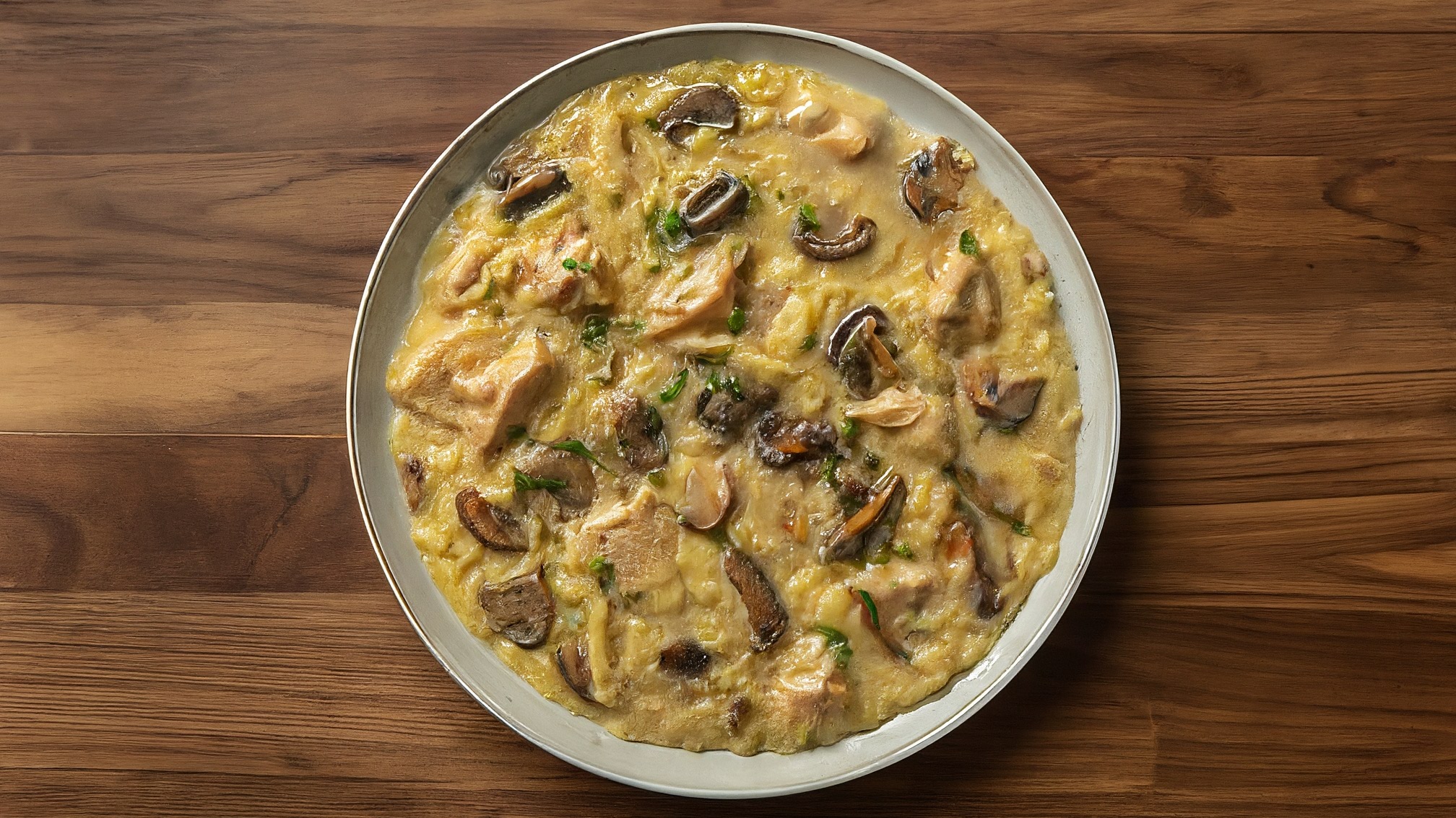 Slow Cooker Creamy Chicken and Mushroom Orzo