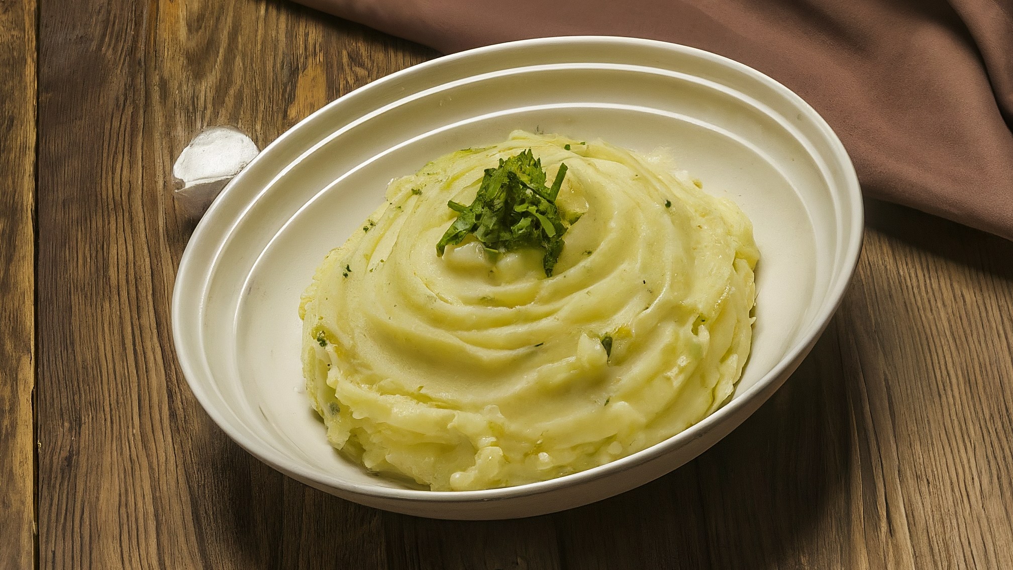 Slow Cooker Garlic Mashed Potatoes